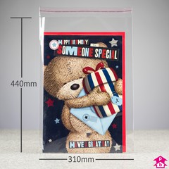 Sealable Display Bag - 310mm x 440mm + 30mm lip