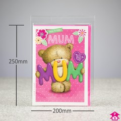 Sealable Display Bag - 200mm x 250mm + 30mm lip
