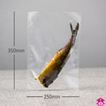 Vacuum Bag - 250mm wide x 350mm long  70mu