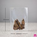 Vacuum Bag - 150mm wide x 200mm long  70mu