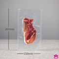 Vacuum Bag - 150mm wide x 265mm long  70mu