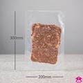 Vacuum Bag - 200mm wide x 300mm long  70mu