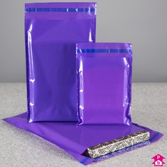 vibrant purple Mailorder bags