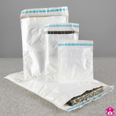 white bubble mailers
