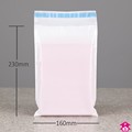 White Mailing Envelope - 160mm x 230mm x 50 micron