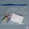 Zip Portfolio Bag - Blue Self Seal - 19" wide  x 13.5" Deep  x 500g