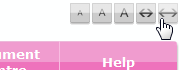 Changing the width of the site