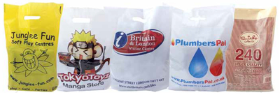 Printed carrier bags