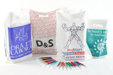 Printed carrier bags