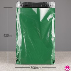 100% Recycled Biodegradable Mailing Bag (300mm wide x 420mm length, 40 micron thickness)