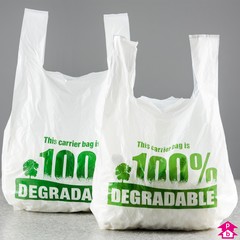 15% Off Degradable Vest Carrier Bags