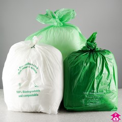 15% off starch-based biodegradable bin liners & refuse sacks