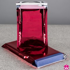 20% off metallic red mailing bags
