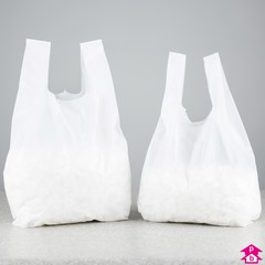 20% Off Supergrade White Vest Carrier Bags