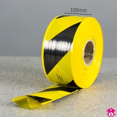 250m Scaffolding Warning Sleeve - 100mm wide by 250 metre roll