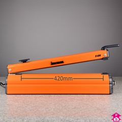 420mm Heat Sealer (with Cutter) - Heavy Duty - 420mm sealing width. 2.5mm seal. Integral Cutter. For Heavy Duty use.