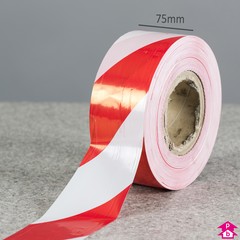 500m Barrier Warning Tape (75mm wide by 500 metre roll)