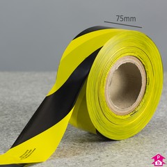 500m Barrier Warning Tape (75mm wide by 500 metre roll)