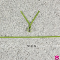 8" Twist Tie - Green - 200mm (8") Long