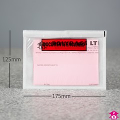 A6 Documents Enclosed Envelope - A6 Size. (175mm x 125mm to fit A6. Printed 'Documents Enclosed')