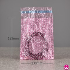 Antistatic Bubble Bag (130mm wide x 185mm long x 40 micron (5" x 7" x 160 gauge))