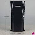 CBHDBOTBLK : Black Extra Strong Carrier Bag - Bottle Bag (Max 2)