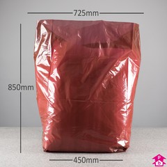 Brown Biodegradable Refuse Sack - 450mm opening to 725mm wide x 850mm long, 40 micron thickness. (Approx 75 litres)