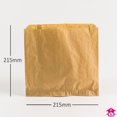 Brown Paper Bag - Medium (215mm x 215mm (8.5" x 8.5"))