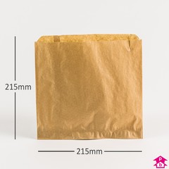 Brown Paper Bag - 8.5 x 8.5"