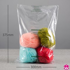 Clear Biodegradable Bag (30% Recycled)