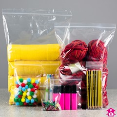 clear budget gripper bags