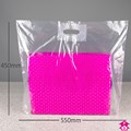 CB22183CLRPATCH : Clear Carrier Bag - Large