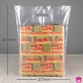 CB15183CLRPATCH : Clear Carrier Bag - Medium