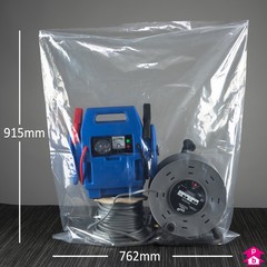 Clear Goliath Polymax Bag - Large (762mm x 915mm x 75 micron (30" x 36" x 300 gauge))