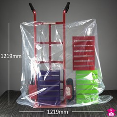 Clear Goliath Polymax Bag - XXL (1219mm x 1219mm x 75 micron (48" x 48" x 300 gauge))