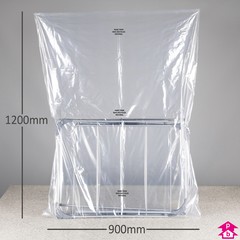 Clear Polybag (100% Recycled) (900mm x 1200mm x 40 micron (36" x 48" x 160 gauge))