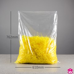 Clear Polybag - 610mm x 762mm x 30 micron (24" x 30" x 120 gauge)