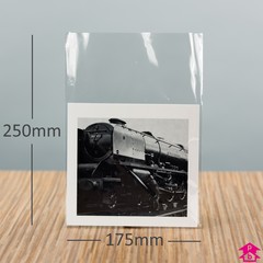 Clear Polypropylene Bag (Cello) - 175 x 250mm  30mu (120g)