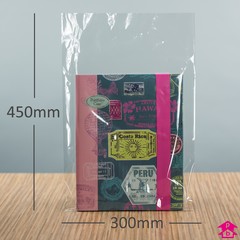 Clear Polypropylene Bag (Cello) - 300 x 450mm  30mu (120g)