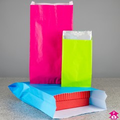 Colour Paper Bags with Gusset