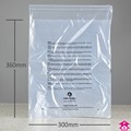 PGARCOMP4 : Compostable Peel and Seal Garment Bag - Perforated + PWN - Shirt