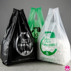 Compostable Vest Carrier Bags