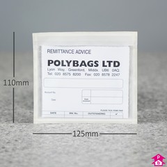 Documents Enclosed Envelope - A7 (Plain) - 125mm wide x 110mm long (A7)