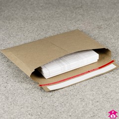 Expandable Cardboard Envelope - A4 - 334mm wide x 234mm long (flat ...