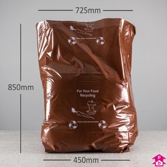 Food Recycling Sack (18" x 29" x 34" x 190 gauge)