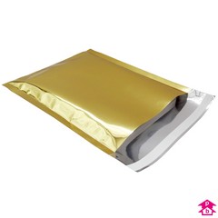 Gold Metallic Mailer - 230mm x 320mm + 40mm lip