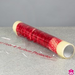 Hard Surface Protection Film - 600mm x 25 metres long (Red print)