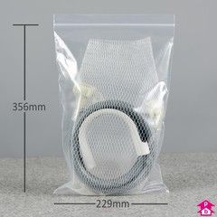 Heavy Duty Grip Seal Bag (9" x 14" x 350 gauge)