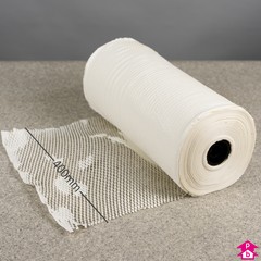 Hexa Paper Roll - White - 400mm wide x 250m long, extending to 400m long (7.4kg). 100gsm.