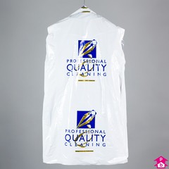 House Print 'Professional Cleaning' Garment Covers (Polyrolls)